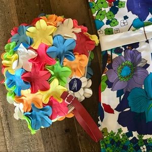 speedo flower swim cap